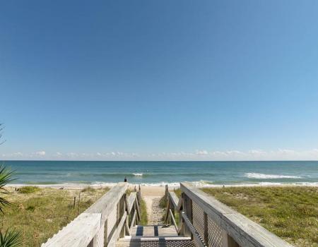 Ocean view from a Carolina Beach Property
